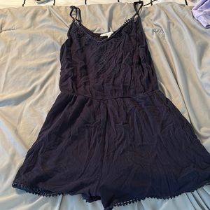 Navy blue romper